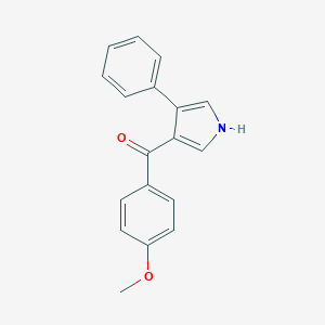 molecular formula C18H15NO2 B396676 (4-methoxyphenyl)(4-phenyl-1H-pyrrol-3-yl)methanone 