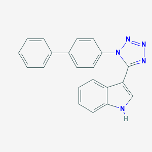 3-(1-[1,1'-biphenyl]-4-yl-1H-tetraazol-5-yl)-1H-indole