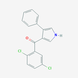 molecular formula C17H11Cl2NO B396695 (2,5-dichlorophenyl)(4-phenyl-1H-pyrrol-3-yl)methanone 
