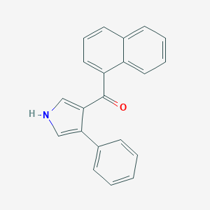 molecular formula C21H15NO B396696 1-naphthyl(4-phenyl-1H-pyrrol-3-yl)methanone 