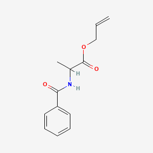 molecular formula C13H15NO3 B3967011 Prop-2-enyl 2-benzamidopropanoate 