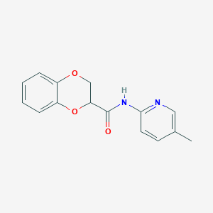 N-(5-methyl-2-pyridinyl)-2,3-dihydro-1,4-benzodioxine-2-carboxamide