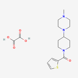 1-methyl-4-[1-(2-thienylcarbonyl)-4-piperidinyl]piperazine oxalate