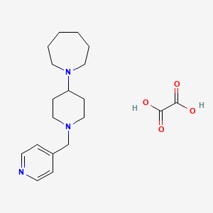 1-[1-(4-pyridinylmethyl)-4-piperidinyl]azepane oxalate