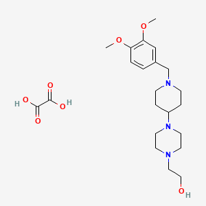 2-{4-[1-(3,4-dimethoxybenzyl)-4-piperidinyl]-1-piperazinyl}ethanol ethanedioate (salt)