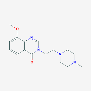 8-methoxy-3-[2-(4-methylpiperazin-1-yl)ethyl]quinazolin-4(3H)-one