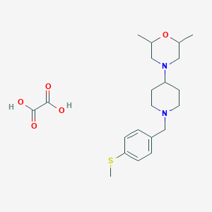 2,6-dimethyl-4-{1-[4-(methylthio)benzyl]-4-piperidinyl}morpholine oxalate