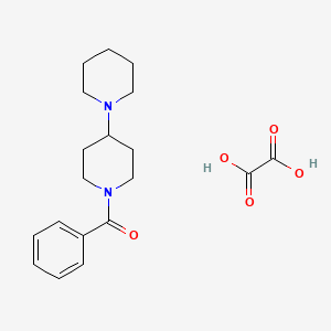 Oxalic acid;phenyl-(4-piperidin-1-ylpiperidin-1-yl)methanone