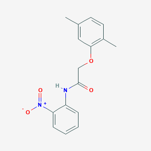 molecular formula C16H16N2O4 B3967712 2-(2,5-dimethylphenoxy)-N-(2-nitrophenyl)acetamide 