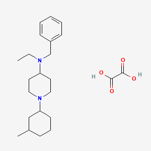 N-benzyl-N-ethyl-1-(3-methylcyclohexyl)-4-piperidinamine oxalate