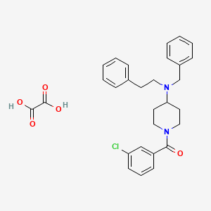 N-benzyl-1-(3-chlorobenzoyl)-N-(2-phenylethyl)-4-piperidinamine oxalate