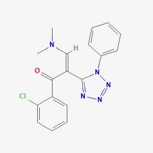 1-(2-chlorophenyl)-3-(dimethylamino)-2-(1-phenyl-1H-tetraazol-5-yl)-2-propen-1-one