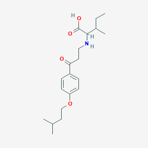 N-{3-[4-(3-methylbutoxy)phenyl]-3-oxopropyl}isoleucine