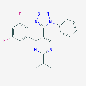 4-(3,5-difluorophenyl)-2-isopropyl-5-(1-phenyl-1H-tetraazol-5-yl)pyrimidine