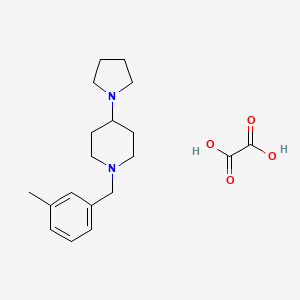 1-(3-methylbenzyl)-4-(1-pyrrolidinyl)piperidine oxalate