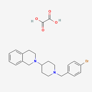 2-[1-(4-bromobenzyl)-4-piperidinyl]-1,2,3,4-tetrahydroisoquinoline oxalate