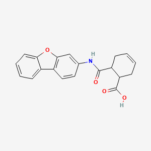 6-[(dibenzo[b,d]furan-3-ylamino)carbonyl]-3-cyclohexene-1-carboxylic acid