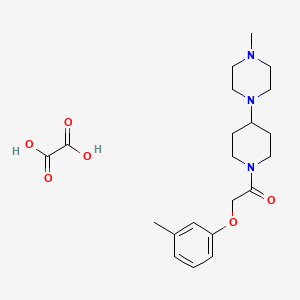 1-methyl-4-{1-[(3-methylphenoxy)acetyl]-4-piperidinyl}piperazine oxalate