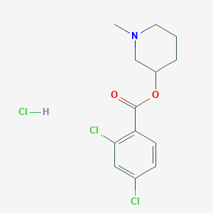 1-methyl-3-piperidinyl 2,4-dichlorobenzoate hydrochloride