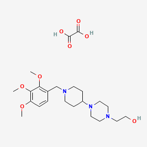 2-{4-[1-(2,3,4-trimethoxybenzyl)-4-piperidinyl]-1-piperazinyl}ethanol ethanedioate (salt)