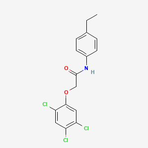 N-(4-ethylphenyl)-2-(2,4,5-trichlorophenoxy)acetamide