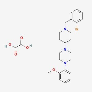 1-[1-(2-bromobenzyl)-4-piperidinyl]-4-(2-methoxyphenyl)piperazine oxalate