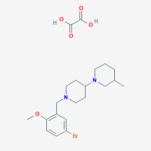 1'-(5-bromo-2-methoxybenzyl)-3-methyl-1,4'-bipiperidine oxalate