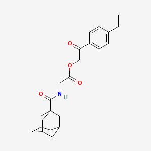 2-(4-ethylphenyl)-2-oxoethyl N-(1-adamantylcarbonyl)glycinate