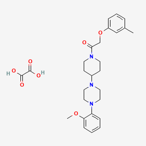 1-(2-methoxyphenyl)-4-{1-[(3-methylphenoxy)acetyl]-4-piperidinyl}piperazine oxalate