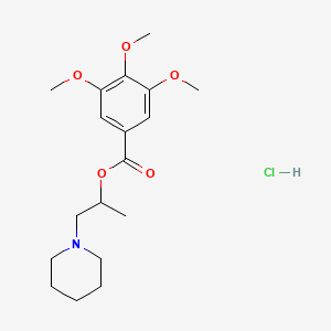 1-methyl-2-(1-piperidinyl)ethyl 3,4,5-trimethoxybenzoate hydrochloride