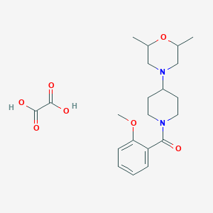 4-[1-(2-methoxybenzoyl)-4-piperidinyl]-2,6-dimethylmorpholine oxalate