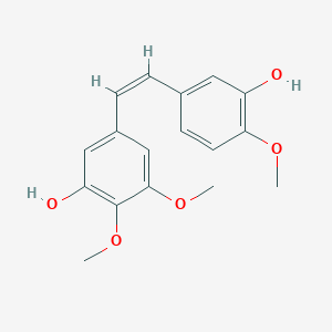 molecular formula C17H18O5 B039686 Combretastatin A-3 CAS No. 111394-45-7