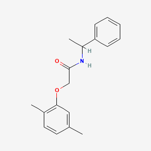 molecular formula C18H21NO2 B3968612 2-(2,5-dimethylphenoxy)-N-(1-phenylethyl)acetamide 