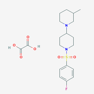 1'-[(4-fluorophenyl)sulfonyl]-3-methyl-1,4'-bipiperidine oxalate