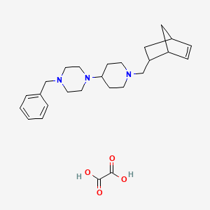 1-benzyl-4-[1-(bicyclo[2.2.1]hept-5-en-2-ylmethyl)-4-piperidinyl]piperazine oxalate