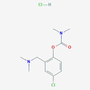 4-chloro-2-[(dimethylamino)methyl]phenyl dimethylcarbamate hydrochloride