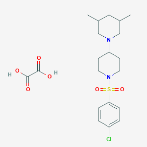 1'-[(4-chlorophenyl)sulfonyl]-3,5-dimethyl-1,4'-bipiperidine oxalate