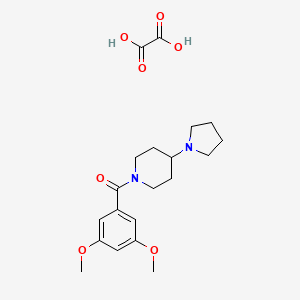 1-(3,5-dimethoxybenzoyl)-4-(1-pyrrolidinyl)piperidine oxalate