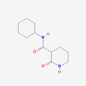 N-cyclohexyl-2-oxopiperidine-3-carboxamide