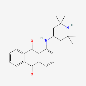 molecular formula C23H26N2O2 B3968774 1-((2,2,6,6-Tetramethylpiperidin-4-yl)amino)anthracene-9,10-dione CAS No. 192060-94-9