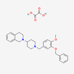 2-{1-[3-(benzyloxy)-4-methoxybenzyl]-4-piperidinyl}-1,2,3,4-tetrahydroisoquinoline oxalate