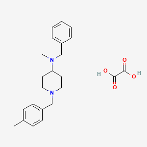 molecular formula C23H30N2O4 B3968843 N-benzyl-N-methyl-1-(4-methylbenzyl)-4-piperidinamine oxalate 