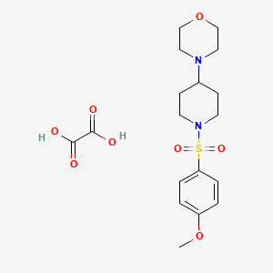 4-{1-[(4-methoxyphenyl)sulfonyl]-4-piperidinyl}morpholine oxalate