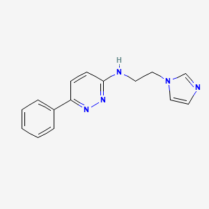 N-(2-imidazol-1-ylethyl)-6-phenylpyridazin-3-amine