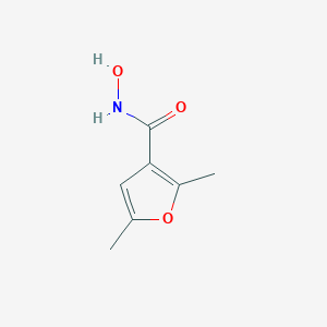 molecular formula C7H9NO3 B039689 N-hydroxy-2,5-dimethylfuran-3-carboxamide CAS No. 125309-45-7