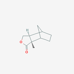 molecular formula C10H14O2 B396892 2-Methyl-4-oxatricyclo[5.2.1.0~2,6~]decan-3-one 