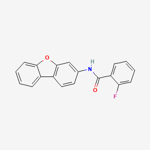 N-dibenzo[b,d]furan-3-yl-2-fluorobenzamide