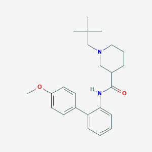 1-(2,2-dimethylpropyl)-N-(4'-methoxy-2-biphenylyl)-3-piperidinecarboxamide