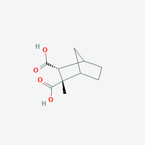 molecular formula C10H14O4 B396900 2-Methylbicyclo[2.2.1]heptane-2,3-dicarboxylic acid 