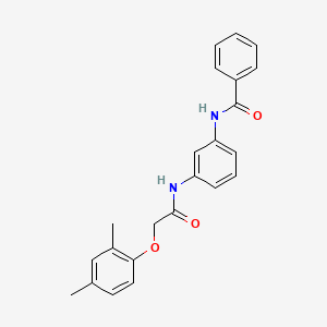 N-(3-{[2-(2,4-dimethylphenoxy)acetyl]amino}phenyl)benzamide